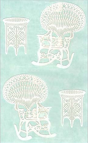Wicker Chair and Table