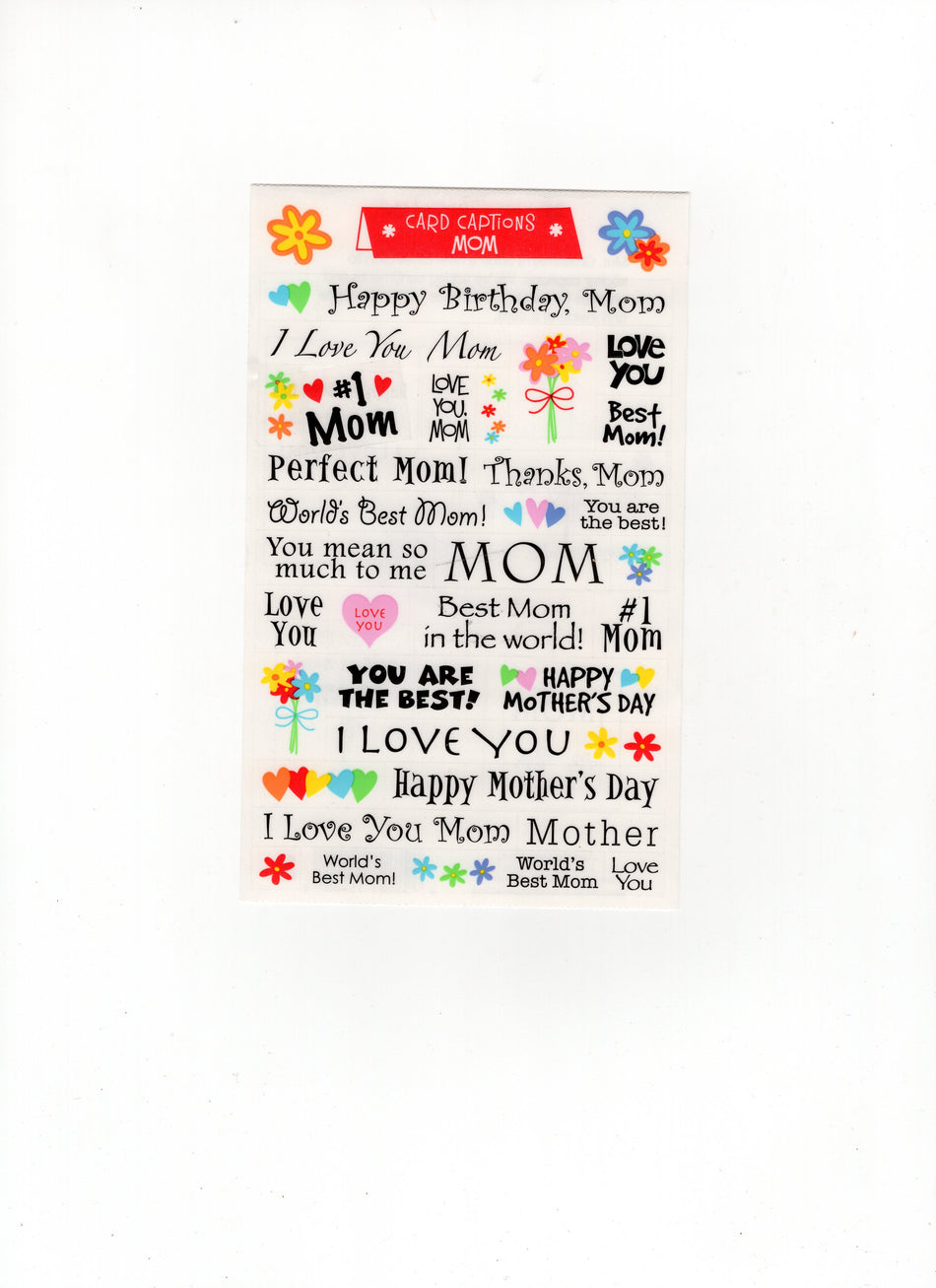 Mom, Card Captions