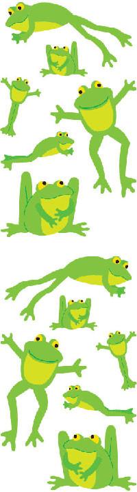 Playful Frogs Stickers - Mrs. Grossman's