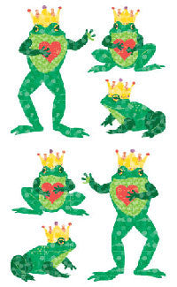 Rainbow Frog Sticker – Parente Illustration