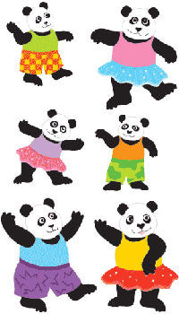 Playful Pandas Stickers - Mrs. Grossman's