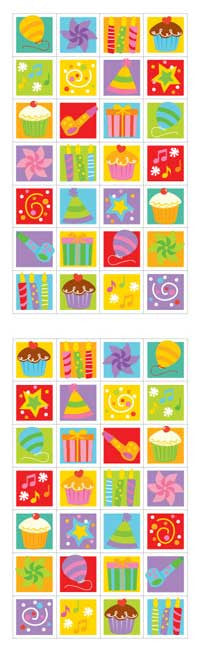 Birthday Blocks Stickers - Mrs. Grossman's