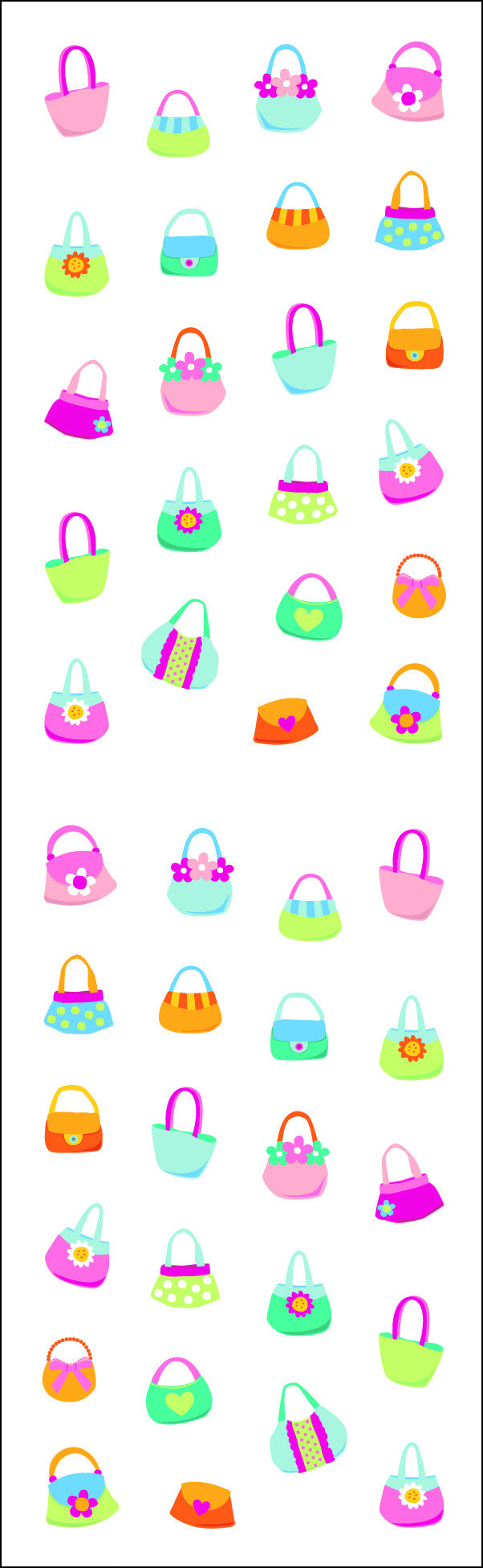 Purses, micro, Reflections Stickers - Mrs. Grossman's