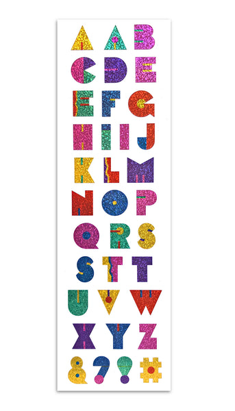 Alphabet, Sparkle Stickers - Mrs. Grossman's