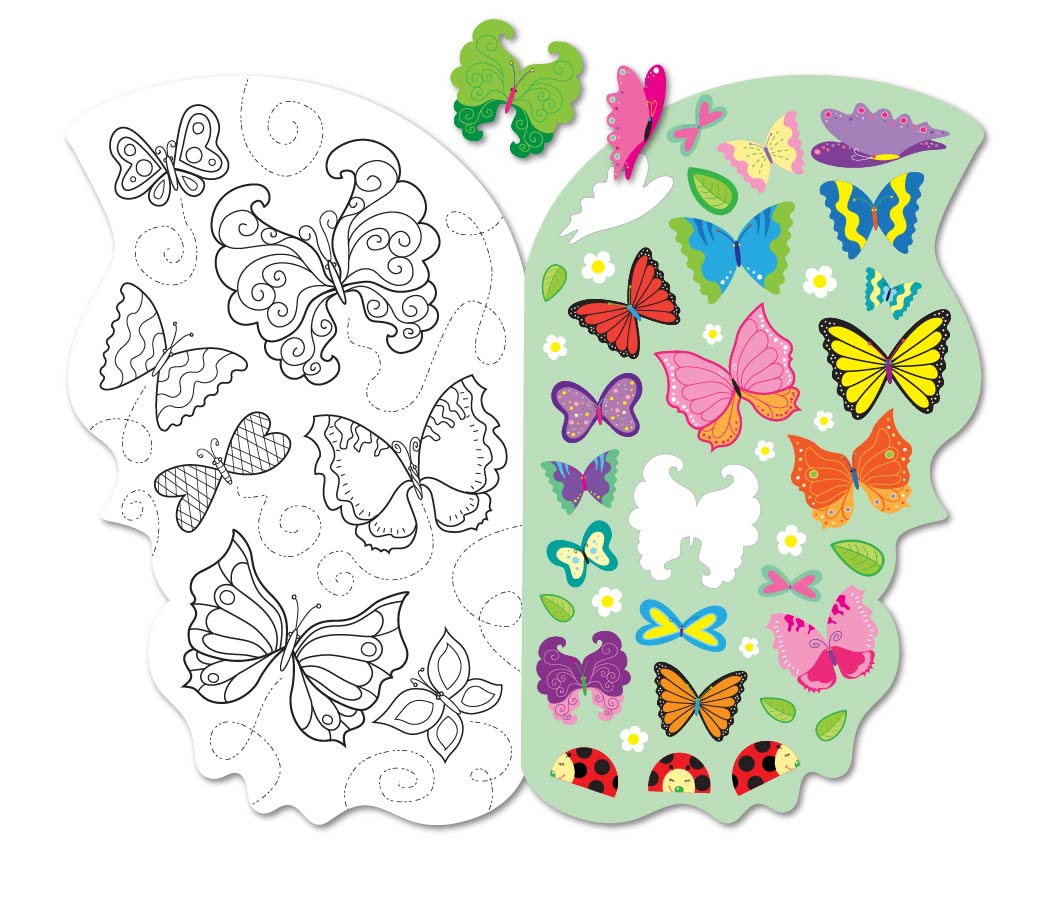 Butterfly Sticker Activity Book - Mrs. Grossman's