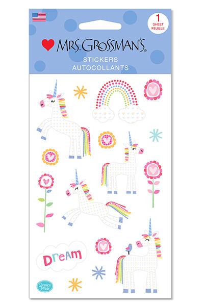 Dreamy Unicorns Stickers - Mrs. Grossman's