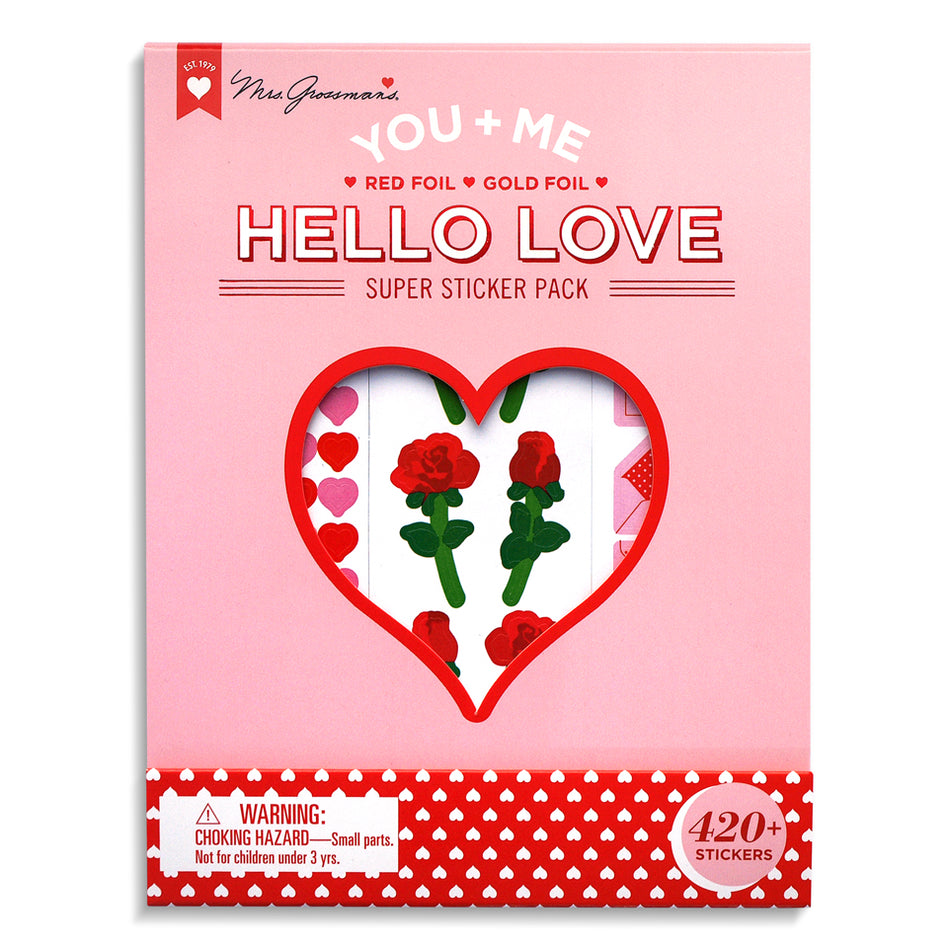 Hello Love Super Sticker Pack - Mrs. Grossman's