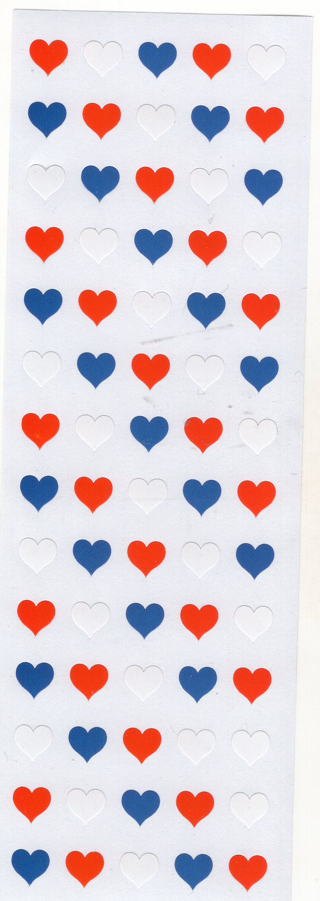 4th of July Micro Hearts