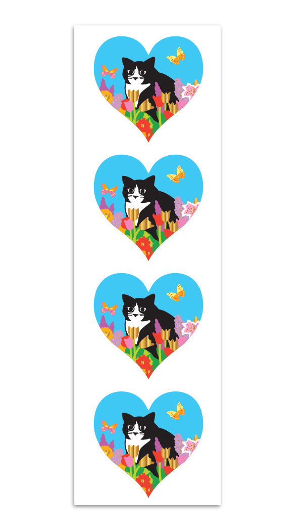 Limited Edition Hearts Collage Cats