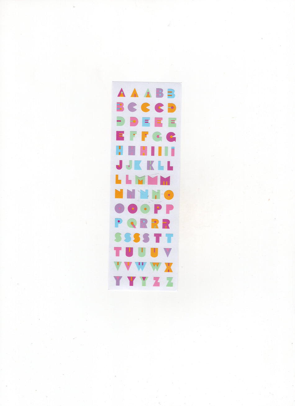 Club Pastel Classic Alphabet