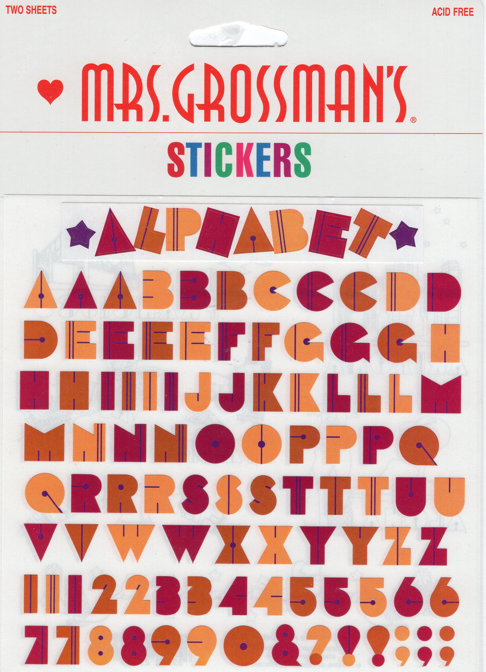Earth Tone Alphabet