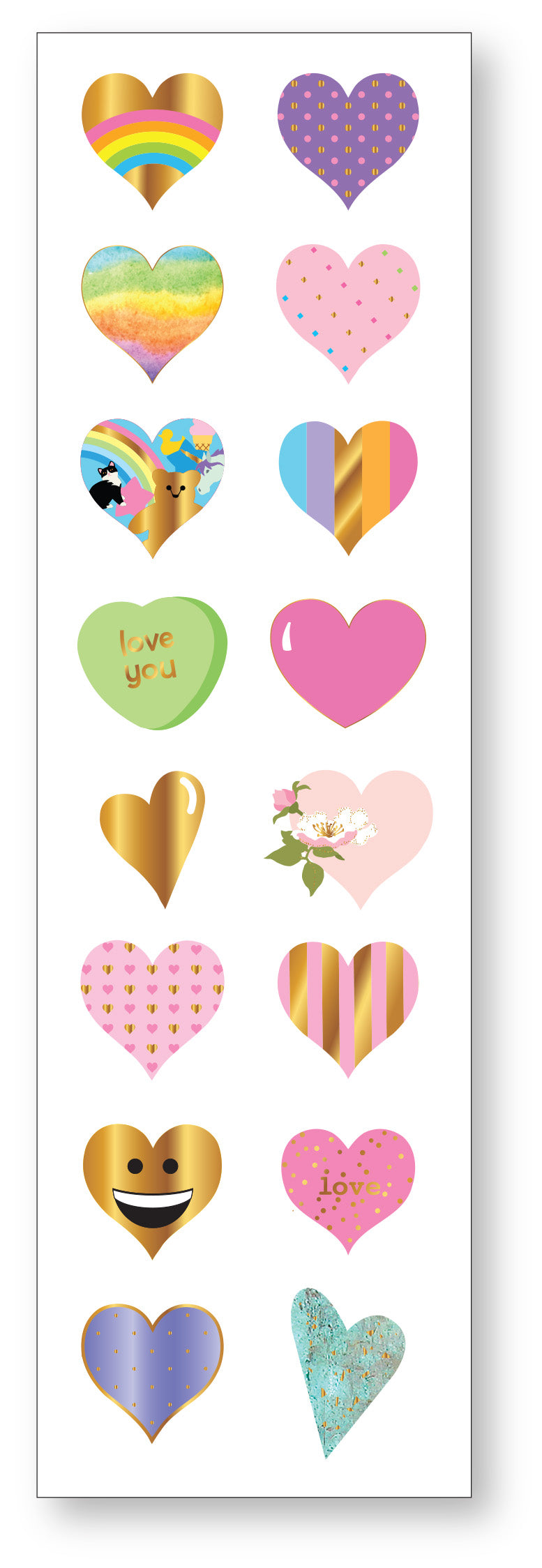 Limited Edition Pastel Fun Hearts