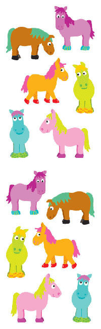Chubby Ponies Stickers - Mrs. Grossman's