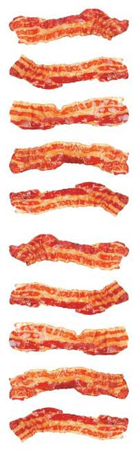 Crispy Bacon Stickers - Mrs. Grossman's