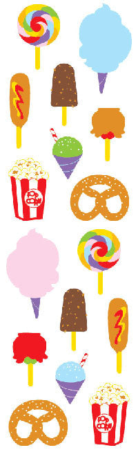 Carnival Food Stickers - Mrs. Grossman's