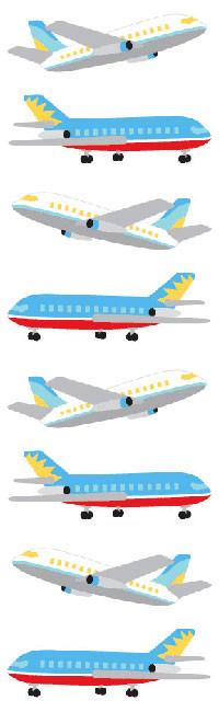 Airliners Stickers - Mrs. Grossman's