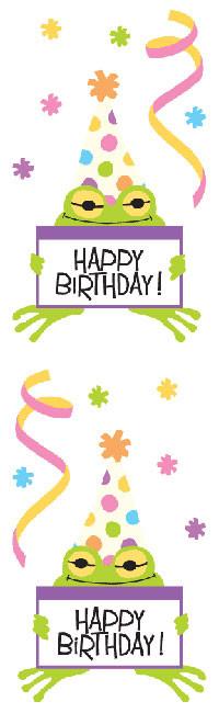 Party Frog Stickers - Mrs. Grossman's