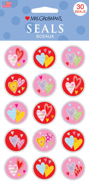 Heart Seals Stickers - Mrs. Grossman's