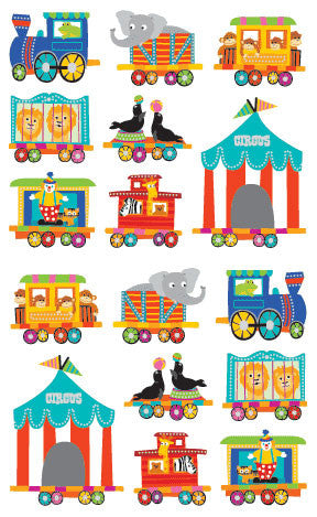 Circus Train, Reflections Stickers - Mrs. Grossman's