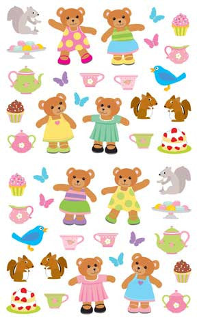 Teddy Bears Picnic Stickers - Mrs. Grossman's