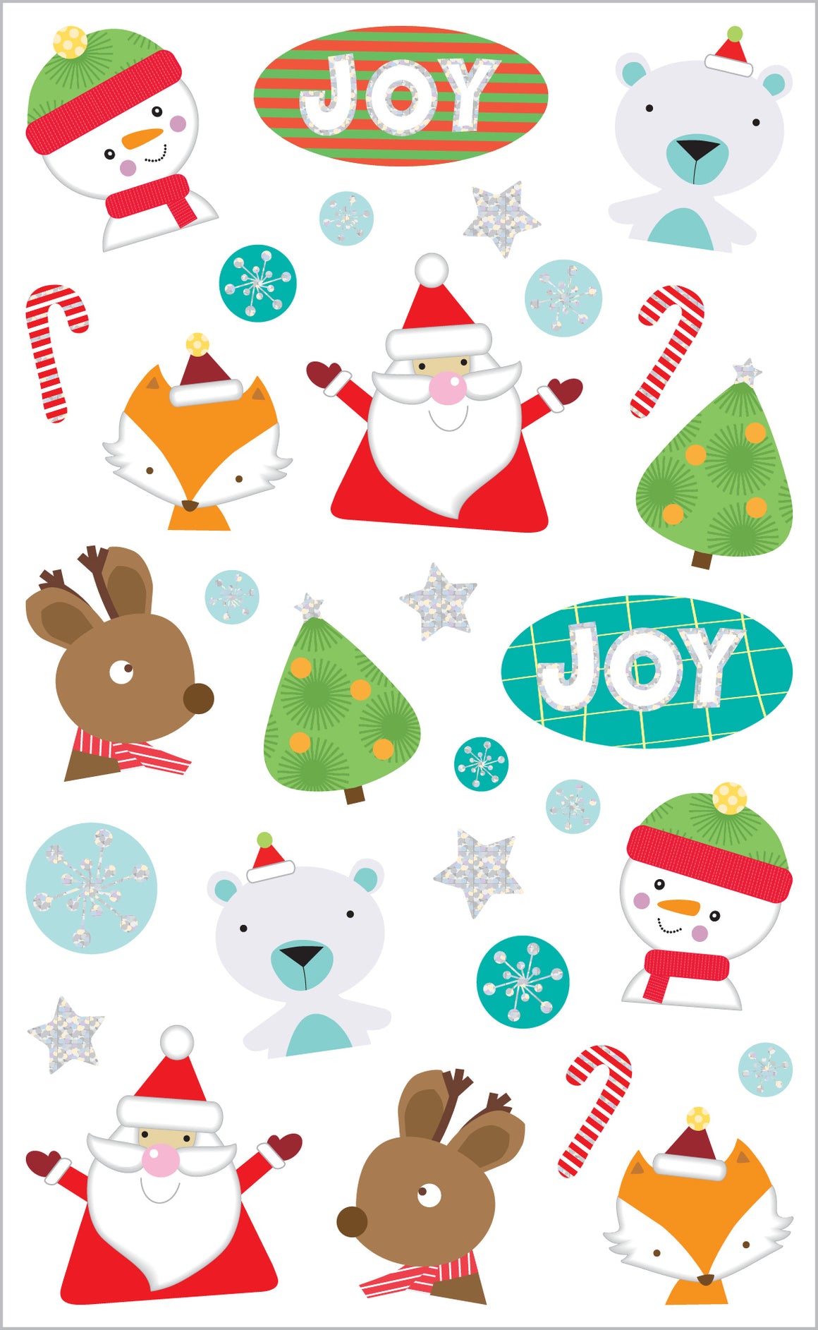 Christmas Joy, Reflections Stickers