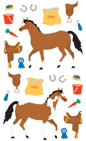 Horse Tack Stickers - Mrs. Grossman's
