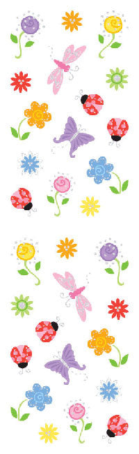 Flowers, Petite, Reflections Stickers - Mrs. Grossman's