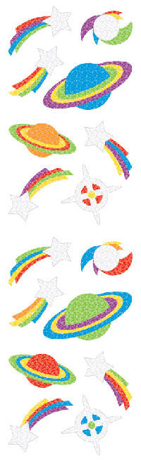 Space, Sparkle Stickers - Mrs. Grossman's