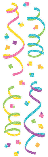 Confetti, Sparkle Stickers - Mrs. Grossman's