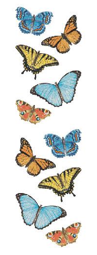 Butterflies Sparkle Stickers - Mrs. Grossman's