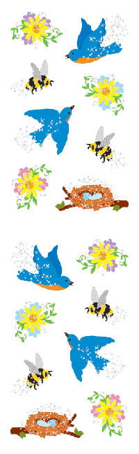 Birds & Bees, Reflections Stickers - Mrs. Grossman's