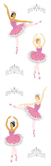 Ballerinas, Reflections Stickers - Mrs. Grossman's