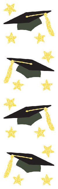 Grad Cap, Reflections Stickers - Mrs. Grossman's