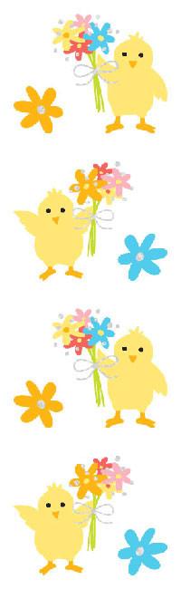 Scene One Spring Chick, Reflections Stickers - Mrs. Grossman's