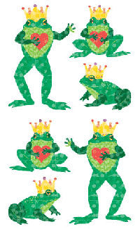 Frog Prince Stickers - Mrs. Grossman's