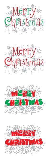 Expressions Merry Christmas, Reflections Stickers - Mrs. Grossman's