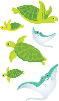 Playful Turtles & Friends Stickers - Mrs. Grossman's
