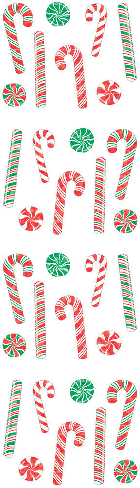 Holiday Candies, sparkle Stickers - Mrs. Grossman's