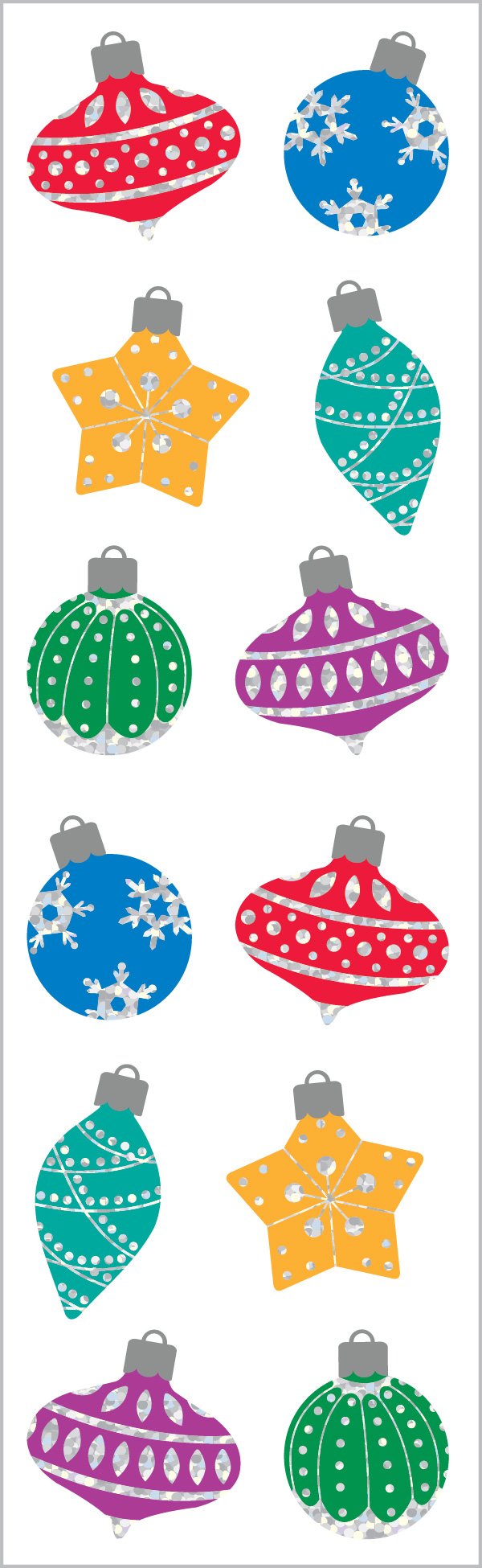 Shiny Ornaments, Reflections Stickers
