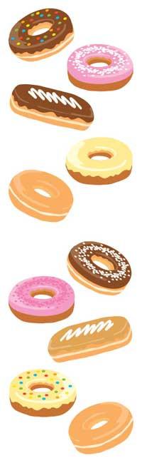 Frosted Donuts Stickers - Mrs. Grossman's