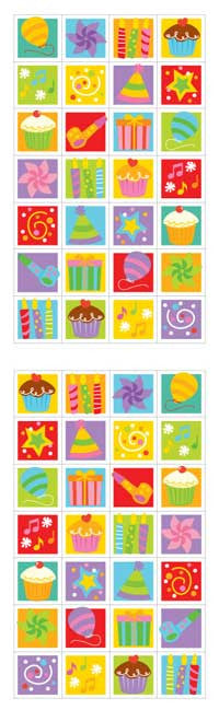 Birthday Blocks Stickers - Mrs. Grossman's