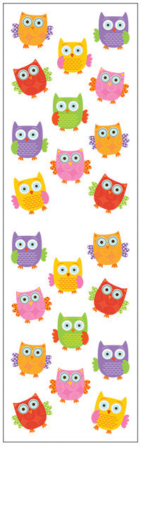 Forest Owls, small Stickers - Mrs. Grossman's