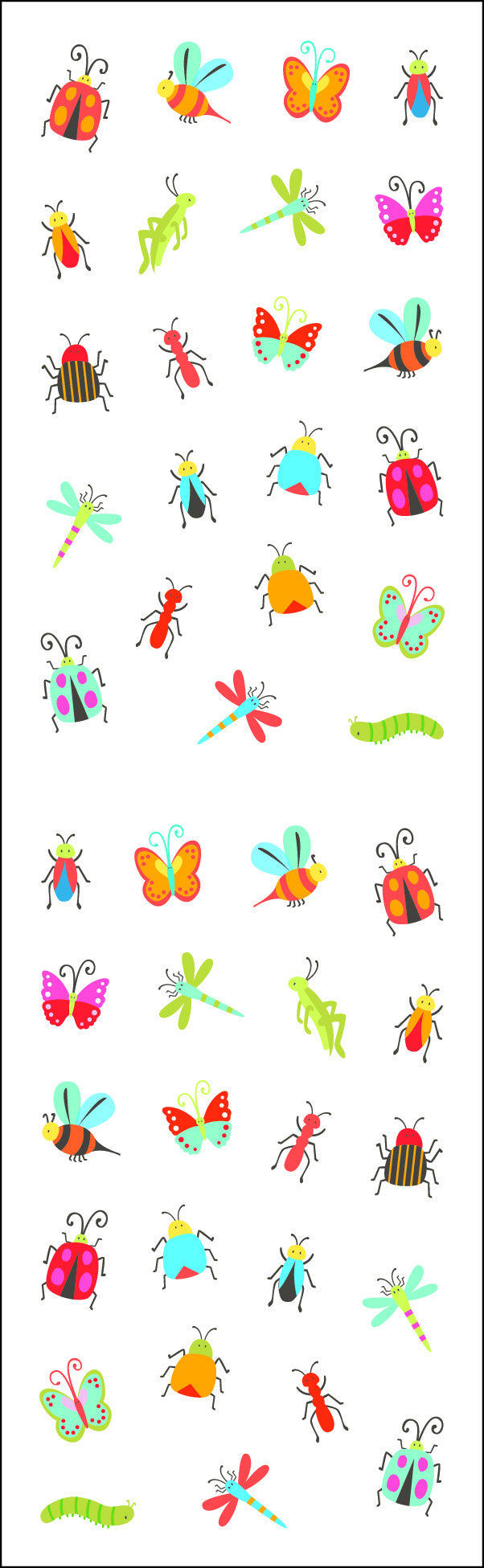 Bugs, micro, Reflections Stickers - Mrs. Grossman's