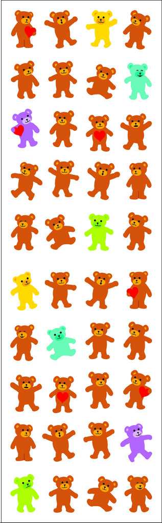 Bears, micro, Sparkle Stickers - Mrs. Grossman's