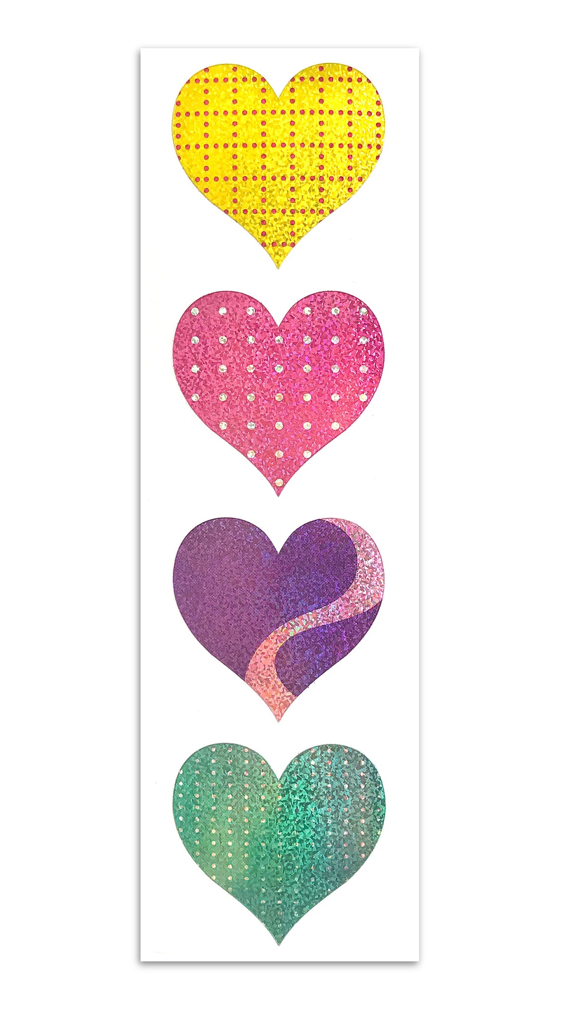 Hearts Tagged large heart stickers - Mrs. Grossman's