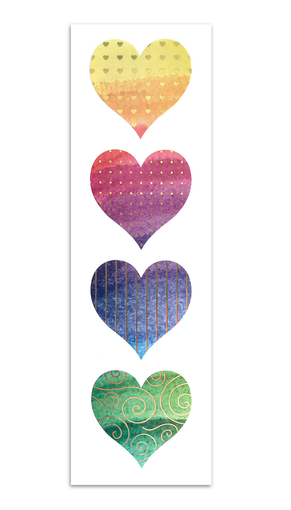 Limited Edition Fancy Watercolor Hearts