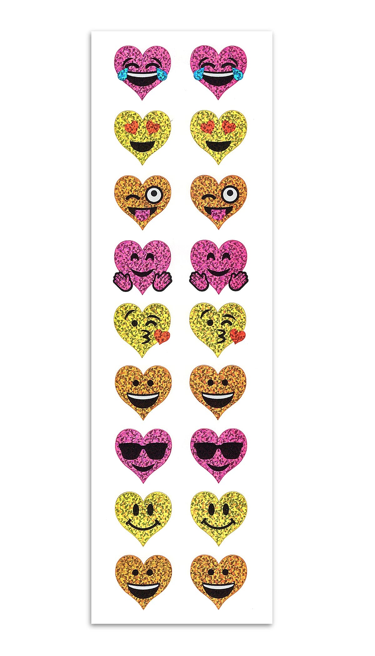 Hearts Tagged large heart stickers - Mrs. Grossman's