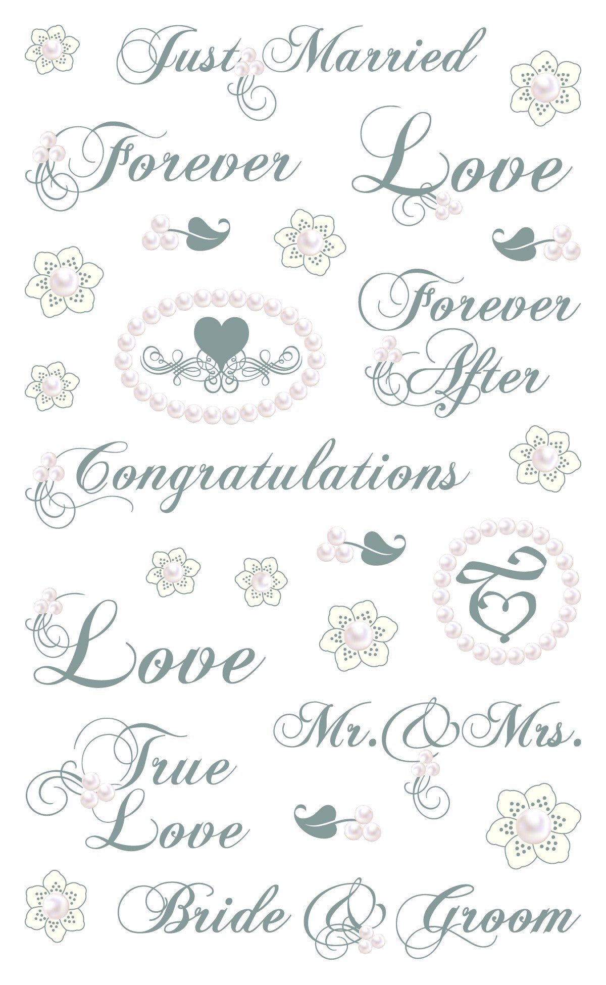 Wedding Phrases Stickers
