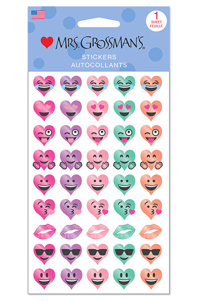 Heart Emotions Stickers - Mrs. Grossman's