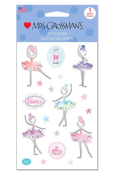 Fanciful Ballerinas Stickers - Mrs. Grossman's